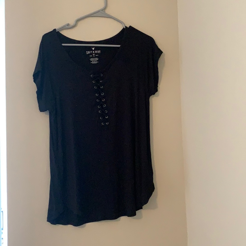Black American eagle top